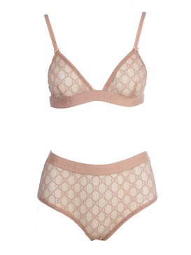 Gucci GG Monogram Pattern Lingerie Set