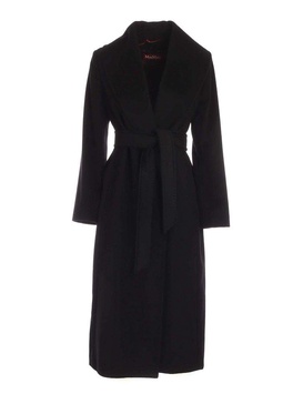 Max Mara Studio Loriana Tie Waist Coat