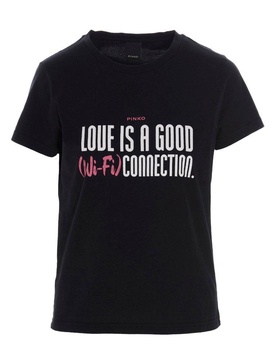 Pinko Lettering Print T-Shirt