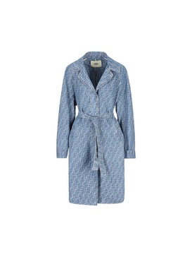 Fendi FF Denim Trench Coat