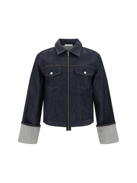 Helmut Lang Cuffed Denim Trucker Jacket