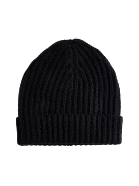 Malo Turn-Up Brim Ribbed Knitted Beanie