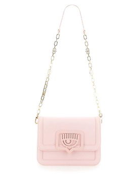 Chiara Ferragni Eyelike Chain-Linked Crossbody Bag