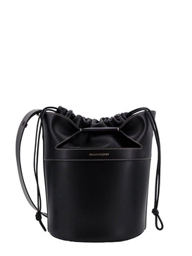 Alexander Mcqueen Woman Alexander Mcqueen Woman Black Bucket Bags