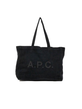 A.P.C. Diane Logo Printed Shopping Bag