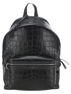 Saint Laurent City Embossed Backpack