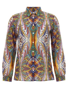 Etro Paisley Print Long-Sleeved Shirt