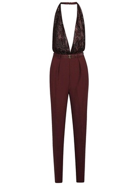 Elisabetta Franchi Sequins Embroidered Jumpsuit