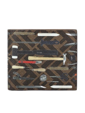 Fendi Graphic Printed Bi-Fold Wallet