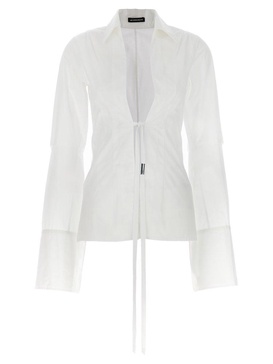 Ann Demeulemeester Linsey Drawstring Shirt