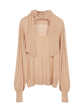 Chloé Pussybow Knitted Blouse