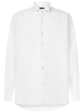 Balmain Buttoned Straight Hem Shirt