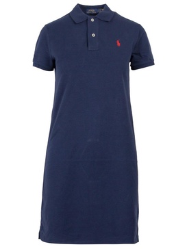 Polo Ralph Lauren Logo Embroidered Short Sleeved Polo Dress