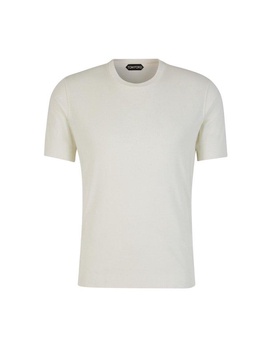 Tom Ford Crewneck Ribbed-Knit T-Shirt