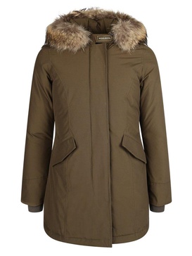 Woolrich Fur-Trimmed Hooded Padded Coat