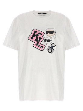 Karl Lagerfeld K/Ikonik Varsity Oversized T-Shirt