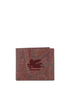 Etro Pegaso Paisley-Pattern Bi-Fold Wallet