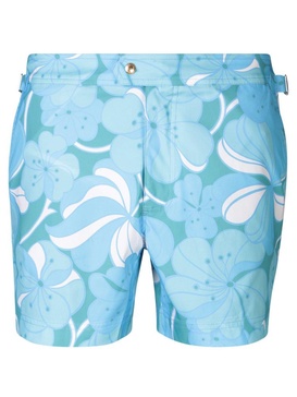 Tom Ford Psychedelic Floral Print Swim Shorts