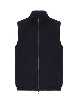 Loro Piana Zipped High-Neck Reversible Gilet