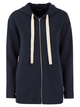 'S Max Mara Zip-Up Drawstring Hoodie