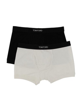 Tom Ford Logo Waistband Pack Of Two Boxers