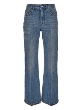 Stella McCartney Logo Patch Flared Jeans