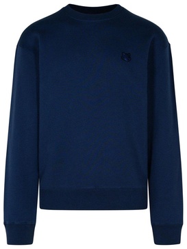 Maison Kitsuné Bold Fox Head Patch Crewneck Sweatshirt