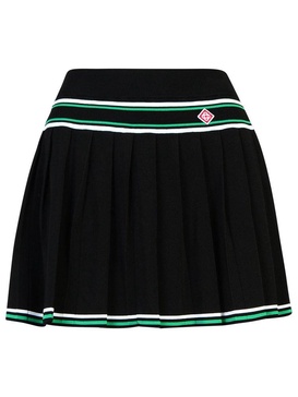 Casablanca Pleated Knit Skirt