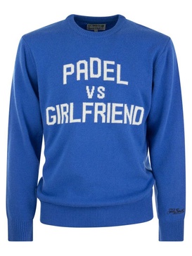 Mc2 Saint Barth Padel Vs Girlfriend Wool And Cashmere Blend Jumper