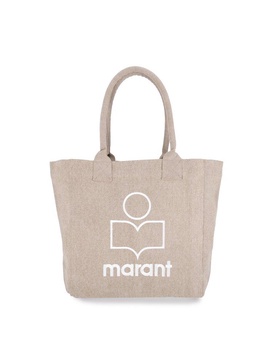 Isabel Marant Yenky Logo Embroidered Tote Bag