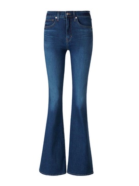 Veronica Beard Beverly High-Waist Skinny Flared Jeans