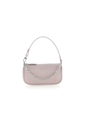 By Far Logo Embossed Mini Rachel Dawn Shoulder Bag