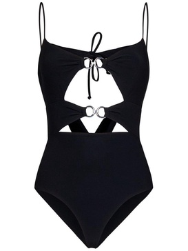 Nensi Dojaka Ring-Embellished Rear Tie Fastened Swimsuit