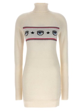 Chiara Ferragni Logomania Knitted Mini Dress