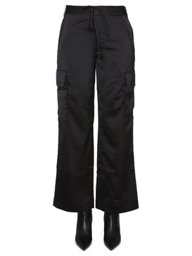 Proenza Schouler White Label Drawstring Wide Leg Trousers