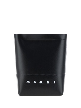 Marni Logo-Printed Shoulder Bag