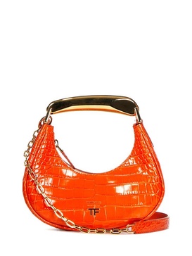 Tom Ford Bianca Shiny Embossed Mini Hobo Bag