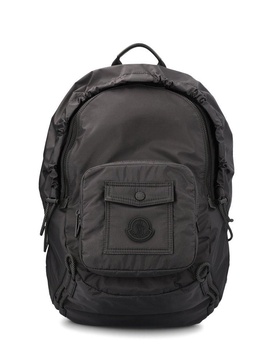 Moncler Makaio Logo Patch Zip-Up Backpack