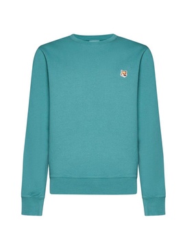 Maison Kitsuné Fox Patch Crewneck Sweatshirt