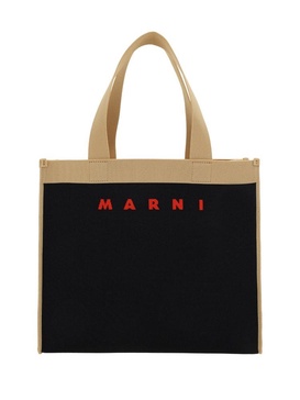 Marni Logo Detailed Top Handle Bag