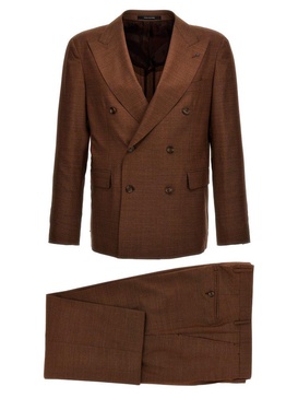 Tagliatore Double-Breasted Two-Piece Suit Set