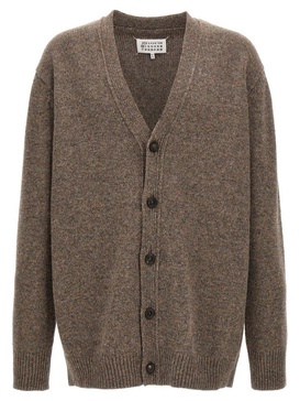 Maison Margiela V-Neck Knitted Cardigan