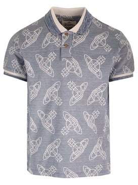 Vivienne Westwood Orb Printed Short-Sleeved Polo Shirt