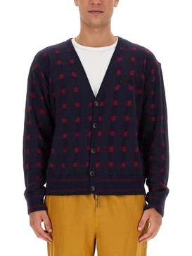 Etro V-Neck Button-Up Cardigan