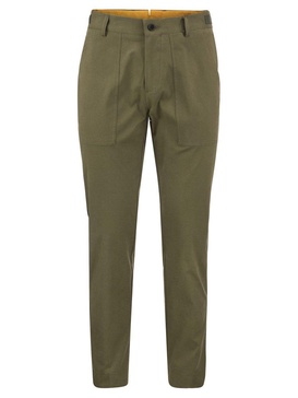 Etro Straight Leg Mid-Rise Panelled Trousers