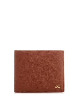 Ferragamo Mini Gancini Logo Bi-Fold Wallet