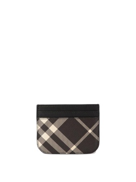 Burberry Vintage-Check Printed Curved Corners Cardholder