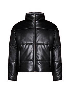 Nanushka Faux Leather Puffer Jacket