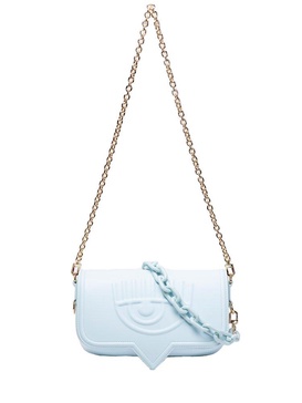 Chiara Ferragni Eyelike Chain-Linked Shoulder Bag