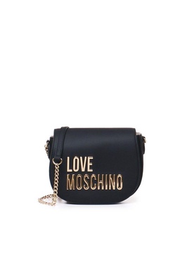 Love Moschino Logo-Lettering Chain-Linked Crossbody Bag